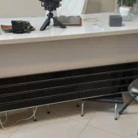 میز اداری و کامپیوتر سفید ۱۸۰×۸۰ طراحی خاص