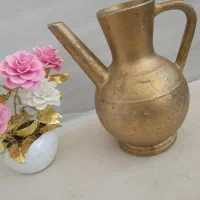 آفتابه یا ابریق روسی قدیمی چدن عتیقه و آنتیک|کلکسیون اشیاء عتیقه|مرند, |دیوار