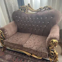 مبلمان ۷ نفره رنگ نسکافه ای|مبلمان خانگی و میز عسلی|تهران, شهید اسدی|دیوار