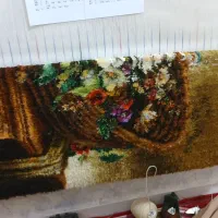 تابلو فرش دستبافت سبد واژگون|تابلو فرش|پرند, فاز ۵|دیوار