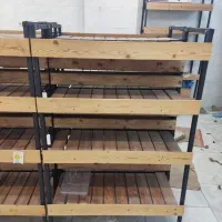 قفسه پروفیل و چوب|کتابخانه، شلف، قفسه‌های دیواری|آمل, |دیوار