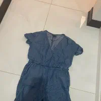لباس مهمونی طرح جین با شلوارک