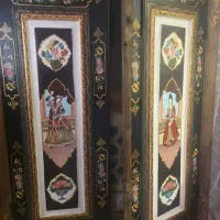 درب قدیمی نقاشی با دست