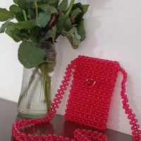 کیف موبایل مرواریدی