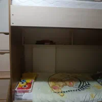 تخت دو طبقه نوجوان|تخت و سرویس خواب|قم, پردیسان|دیوار