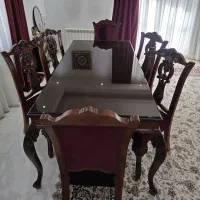 میز ناهار خوری ۸ نفره تمام چوب کاملا نو