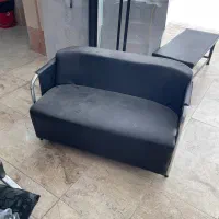 مبل دونفره چرمی