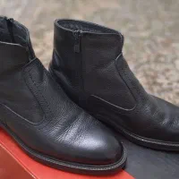 کفش نیم بوت چرم