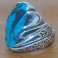 انگشتر نقره فیروزه300