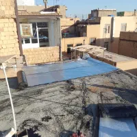 جوشکاری و ایزوگام کاری و سیمان کاری ساختمان