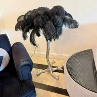 آباژور مدرن طرح شترمرغ