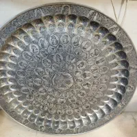 سینی غول پیکر تمام قلم بی نظیر|کلکسیون اشیاء عتیقه|شهریار, شهریار|دیوار