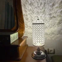 چراغ رومیزی کریستالی شیک