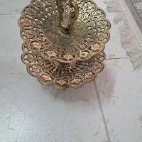 شکلات خوری ۲ طبقه برنز اصل سنگین
