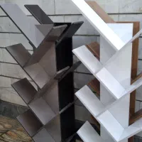 کتابخانه درختی شیک وکم جا|کتابخانه، شلف، قفسه‌های دیواری|تبریز, |دیوار