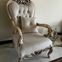 مبل ۷ نفره چوب ترک مدل فرحی|مبلمان خانگی و میز عسلی|شیراز, نیایش|دیوار