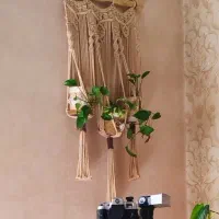 آویز گلدون مکرومه