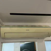 کولر اسپیلت۲۴۰۰۰سامسونگ اصلی|کولر گازی و فن‌کوئل|رشت, باهنر|دیوار