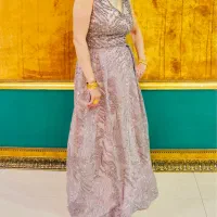 لباس تمام سنگ مناسب عروس و فامیل نزدیک سایز 38 42