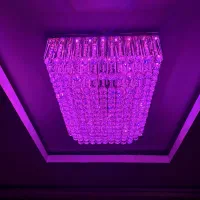 لوستر رقص نور دار کریستالی