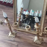 آینه شمعدان|صنایع دستی و سایر لوازم تزئینی|ساوه, |دیوار