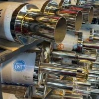 تولید منبع اگزوز بنزی ۱۰۶  hks  استیل. اهنی