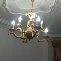 باسلام 5عدد لوستر تمام برنز انصاری|لوستر و چراغ آویز|ارومیه, |دیوار