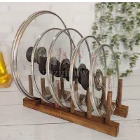 استند نگهداری درب قابلمه|آب‌چکان و نظم‌دهنده ظروف|بیرجند, |دیوار