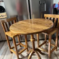 میز و صندلی چوبی