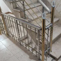 نرده استیل و شاخ گوزنی