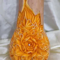 حکاکی هندوانه و کدو یلدا|خدمات پذیرایی، مراسم|نیشابور, میدون بار|دیوار