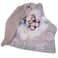 پتو کلاه دار دور پیچ کودک