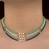 فروش ویژه ست و نیم ست منجوقی ومرواریدی|زیورآلات و اکسسوری|بومهن, |دیوار