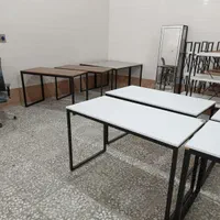 میز کار ساده میز کنفرانس میز مدیریت طرح ال آهنی|میز تحریر و کامپیوتر|اصفهان, رهنان|دیوار