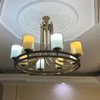 لوستر برنزی ۸ شاخه