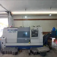 تراش CNCموریسیکی sL35ژاپن سه نظام ۴۰۰ هیدرولیک