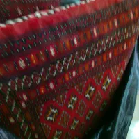 یک جفت پشتی بزرگ دستباف ترکمن