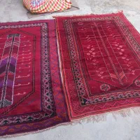 دو عدد فرش دستباف قدیمی|فرش|دورود, |دیوار