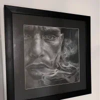 تابلو سیاه قلم|تابلو، نقاشی، عکس|تهران, منیریه|دیوار