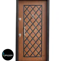 درب ضد سرقت ونوس راش چوبی آپارتمان ویلا باغ DM5674