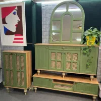 تخفیف روز مادر،آیینه و کنسول و میز تی وی کد۴۳۴۴۴|بوفه، ویترین، کنسول|همدان, |دیوار