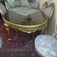 میز ناهار خوری چوبی 8 نفره|میز و صندلی غذاخوری|تهران, تهران‌نو|دیوار