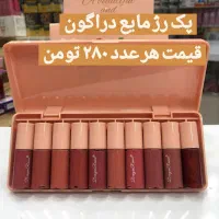 پک رژ مایع ۱۰ عددی فقط ۲۸۰ تومن
