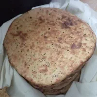 نان خانگی مخلوط آرد محلی