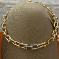 گردنبند تیفانی روکش طلا اصل ژوپینگ|بدلیجات|کرمانشاه, |دیوار