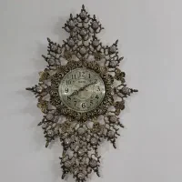 ساعت برنجی صفحه طلایی|ساعت دیواری و تزئینی|بهارستان, |دیوار