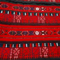 زی استین خوش رنگ روی پارچه صفر دوخته شده|لباس|زاهدان, |دیوار