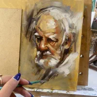 نقاشی رنگی و سیاهقلم