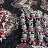 انواع عروسک دست بافت|صنایع دستی و سایر لوازم تزئینی|نورآباد ممسنی, |دیوار