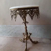 میز برنز با سنگ مرمر جنس درجه ۱